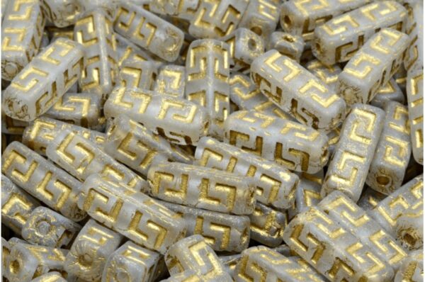 Celtic Block Beads 15x5mm Large hole - Image 1