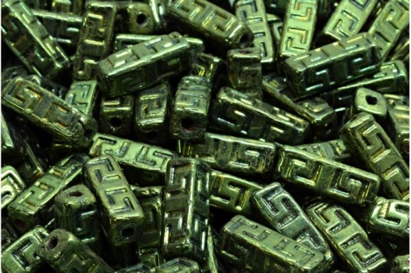 Celtic Block Beads 15x5mm Large hole - Image 1