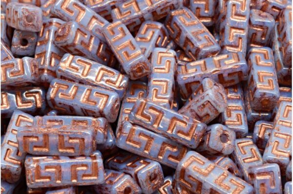 Celtic Block Beads 15x5mm Large hole - Image 1