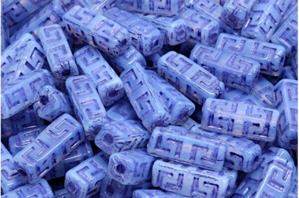 Celtic Block Beads 15x5mm Large hole - Image 1