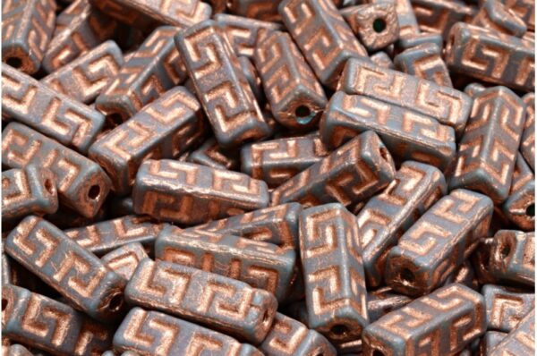 Celtic Block Beads 15x5mm Large hole - Image 1