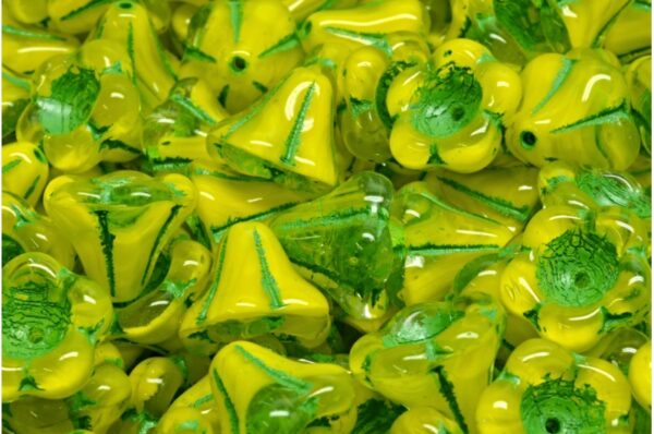 Bell Flower Beads 11x13mm - Image 1