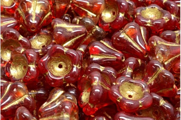 Bell Flower Beads 11x13mm - Image 1