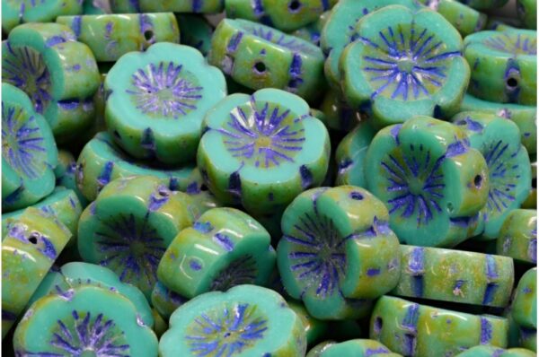 TCB Hawaiian Flower Beads 14x14mm  - Image 1