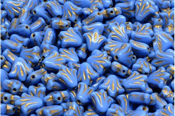 Lily Flower Beads 9x9mm - Image 1