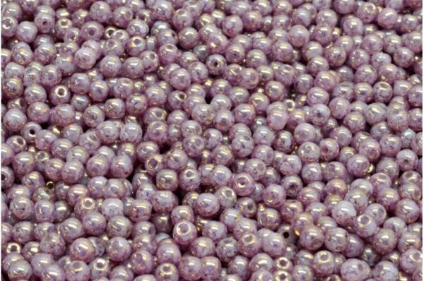 Round Druck Beads 3mm - Image 1