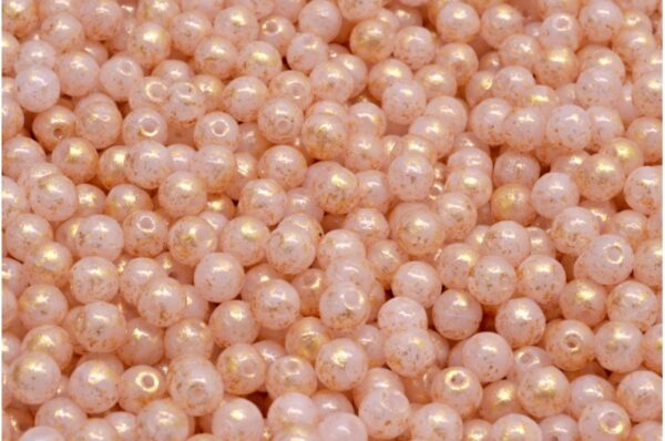 Round Druck Beads 4mm - Image 1
