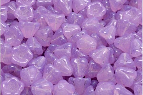 Bell Flower Beads 6x8mm - Image 1