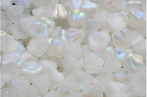 Bell Flower Beads 6x8mm - Image 1