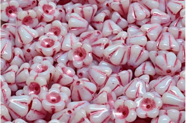 Bell Flower Beads 6x8mm - Image 1
