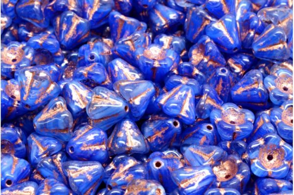 Bell Flower Beads 6x8mm - Image 1