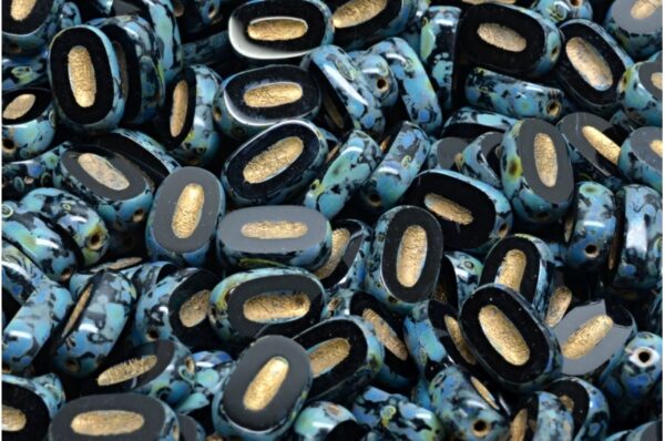 TCB Flat Oval Beads 10x6mm - Image 1