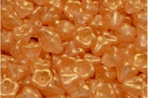 Bell Flower Beads 6x8mm - Image 1