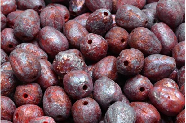 Drop Melon Beads 11x9mm - Image 1