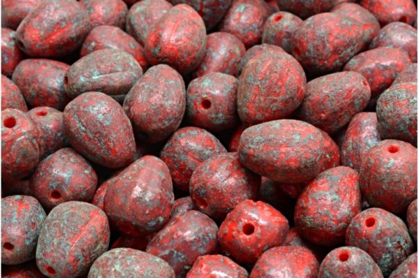 Drop Melon Beads 11x9mm - Image 1