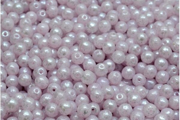 Round Druck Beads 4mm - Image 1