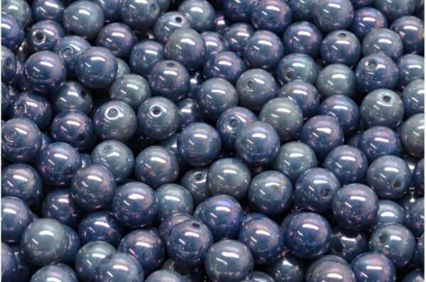 Round Druck Beads 6mm - Image 1