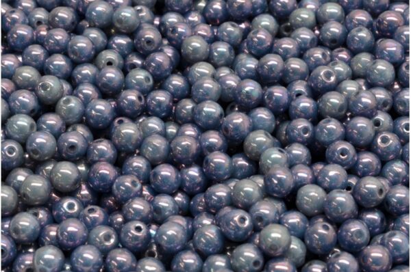 Round Druck Beads 4mm - Image 1