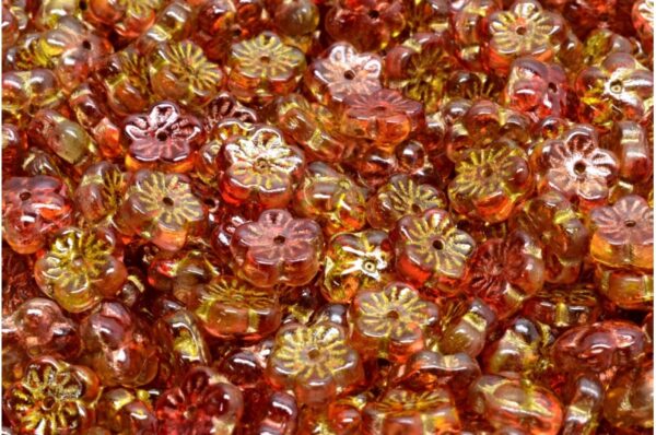 Cherry Flower Beads 8x8mm - Image 1