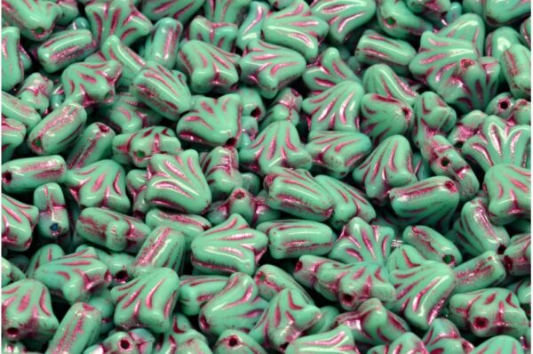 Lily Flower Beads 9x9mm - Image 1