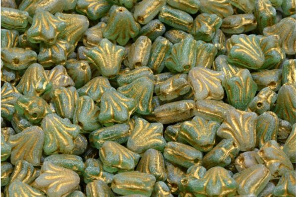 Lily Flower Beads 9x9mm - Image 1