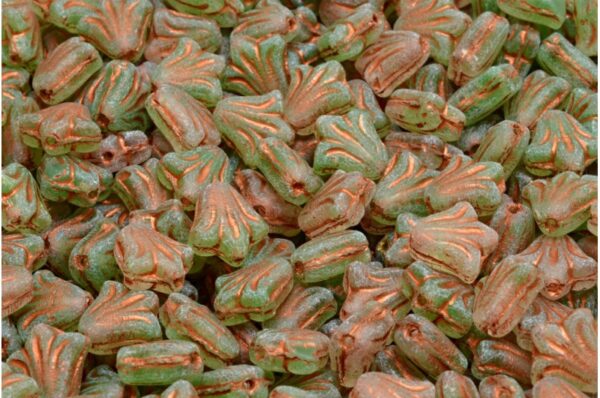 Lily Flower Beads 9x9mm - Image 1