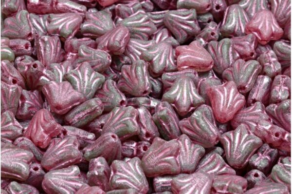 Lily Flower Beads 9x9mm - Image 1