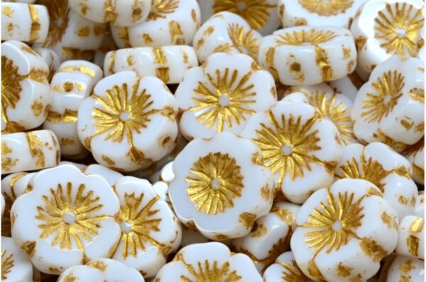TCB Hawaiian Flower Beads 14x14mm  - Image 1