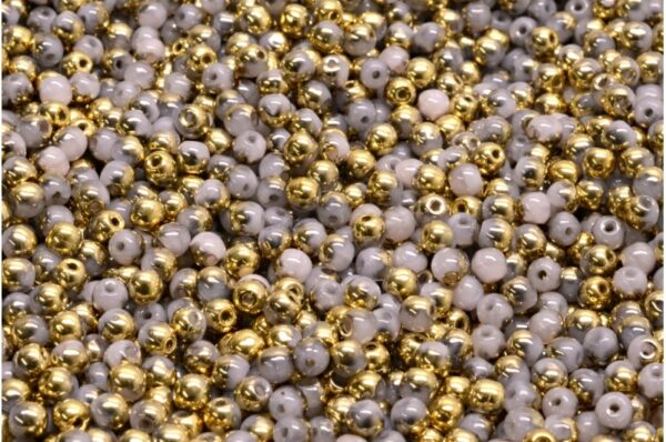 Round Druck Beads 3mm - Image 1