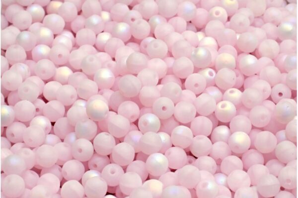 Round Druck Beads 4mm - Image 1