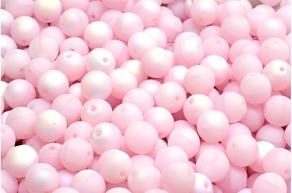 Round Druck Beads 6mm - Image 1