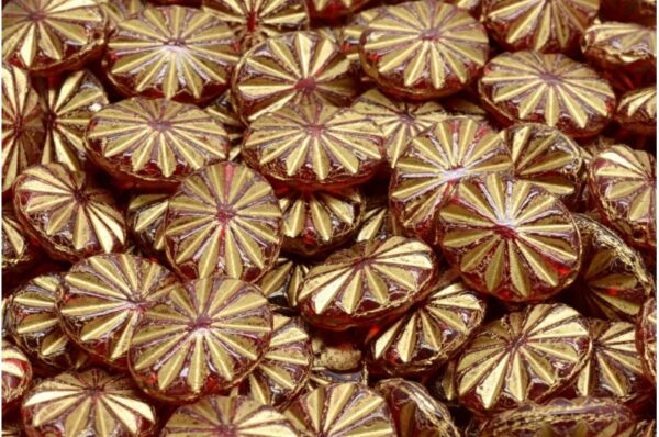 Flat Oval Beads 14x12mm - Image 1