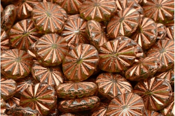 Flat Oval Beads 14x12mm - Image 1