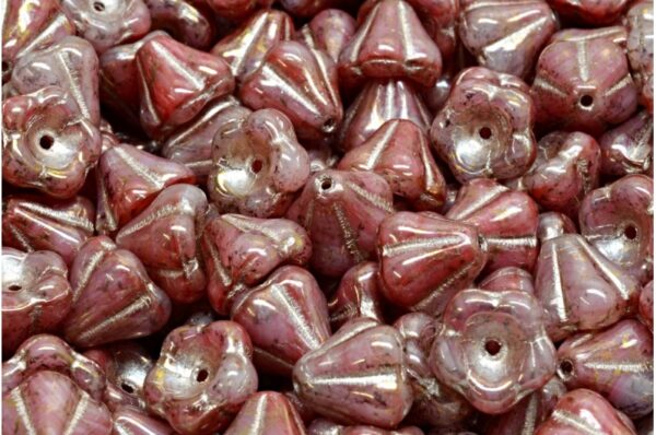 Bell Flower Beads 8x10mm - Image 1