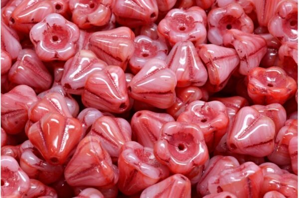 Bell Flower Beads 8x10mm - Image 1