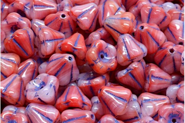 Bell Flower Beads 8x10mm - Image 1