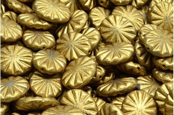 Flat Oval Beads 14x12mm - Image 1