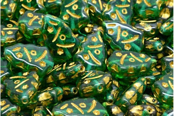 Christmas Tree Beads 17x12mm - Image 1