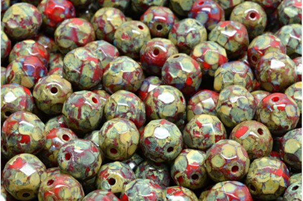 Firepolished Round Beads 8mm - Image 1