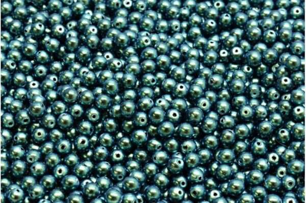 Round Druck Beads 3mm - Image 1