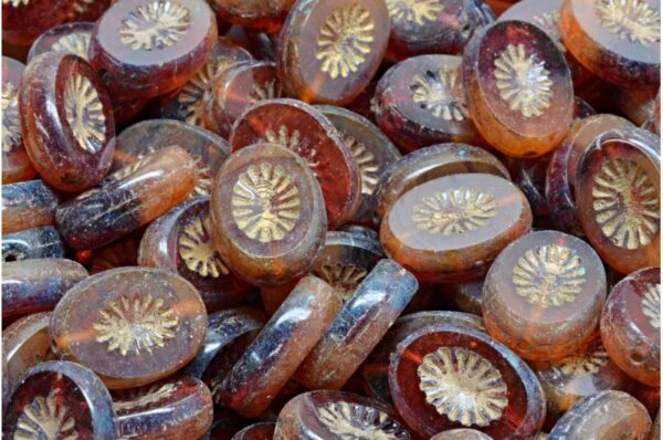 TCB Kiwi Beads 14x10mm - Image 1