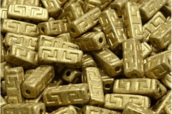 Celtic Block Beads 15x5mm Large hole - Image 1