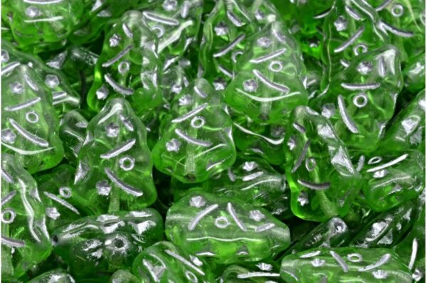 Christmas Tree Beads 17x12mm - Image 1