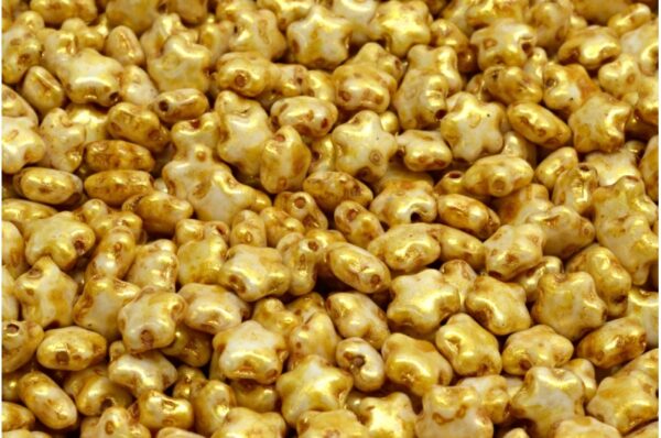 Flat Star Beads 6x6mm - Image 1