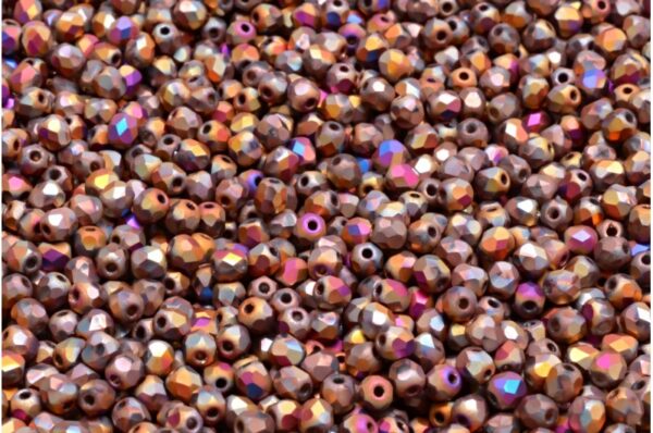 Firepolished Round Beads 3mm - Image 1