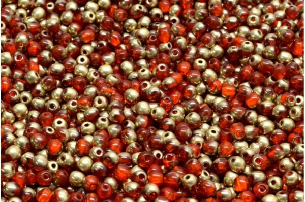 Round Druck Beads 3mm - Image 1