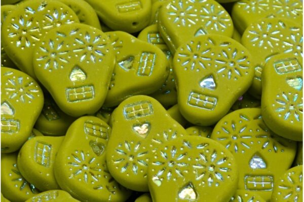 Sugar Skull Beads 20x16mm - Image 1