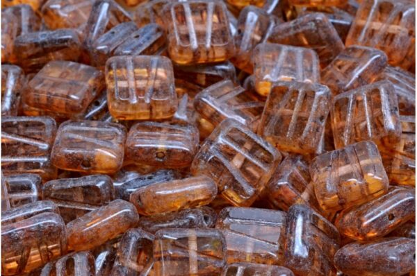 TCB Squared Designed Beads 10x10mm - Image 1