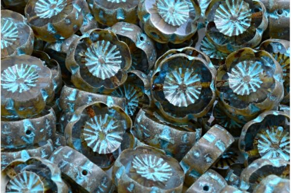 TCB Hawaiian Flower Beads 14x14mm  - Image 1