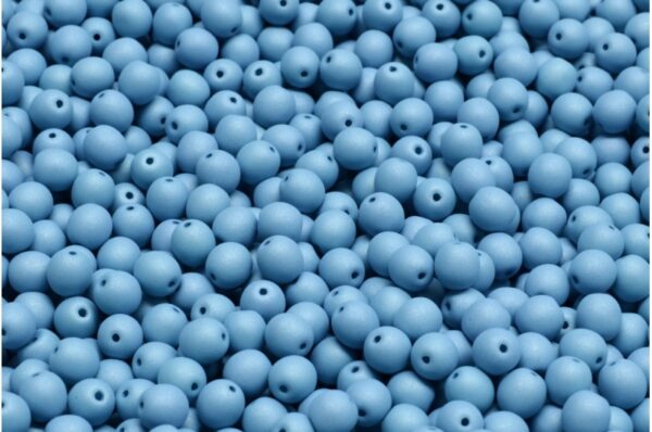 Round Druck Beads 4mm - Image 1